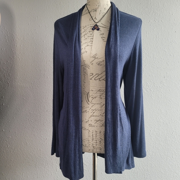 STYLE & CO Blue Cardigan - Picture 1 of 4